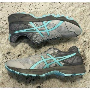 Asics - Gel Sonoma 3 Sneakers Gray w/Teal & Green Women's 12